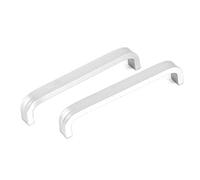 Aexit Cupboard Drawer Door 10cm Length Alloy Pull Handle Silver Tone 2 Pcs (430a65d1eee267b93adfe09994897481)