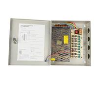Aexit DC 12V 15A 180W 9 Channel Port Output CCTV Distributed Power Supply Box Key Lock for Security Camera (39ee7426e3a4c567c6437db96b7e41a3)