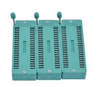Aexit DC 5V 40P DIP ZIF IC Test Board Locking Socket Chip Base Green 2.6"x1.2" 3pcs (a730acc83eadac962c67b3bc25a696cb)