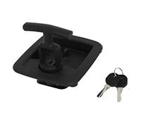 Aexit Door Toolbox Plastic Folding T-Handle Security Latch Lock Locker Black w 2 Keys (4b0027c97f10aaadd769b77d0010acd5)
