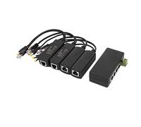 Aexit Four DC9V POE Splitters 4 LAN POE Ports Power Supply Box Ethernet for IP Camera Kit (06253e053e0bd96561772d638b40d0f6)