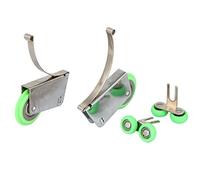 Aexit Glass Door Window Cabinet Wardrobe Screw Mounted Sliding Roller Wheel Pulley Set (e9635c66f9a453115dfa9d20a867d06d)