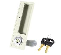 Aexit House Shop Gray Finger Recessed Handle Closet Door Plastic Lock w 2 Keys (8642f5477e842aae767aaa06e4d84b08)
