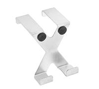 Aexit Household Stainless Steel Two Hangers Cabinet Wardrobe Door Hook Silver Tone (f2798e0915549c65af41649b6405cff4)