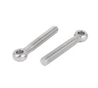 Aexit M10 x 70mm 9mm Eye Inner Dia 304 Stainless Steel Swing Bolt Silver Tone 2pcs (5d64aaefdae4c8a204897d23abb9f79c)