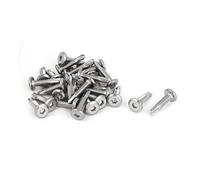 Aexit M5.5 x 25mm Thread Hex Socket Cap Flat Head Self Tapping Drilling Screws 30 Pcs (435ac60e2965eac13cb58e4ea5689b05)