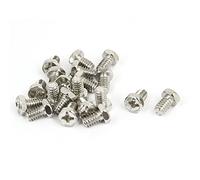 Aexit M6 x 1.25mm x 10mm Hex Bolts Tap Phillips Head Screws Fastener Silver Tone 20pcs (2dbc5999f9975bb34047b9a4cc6d009c)
