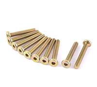 Aexit M6 x 40mm Full Thread Hex Socket Head Cap Screw Bolt Bronze Tone 10 Pcs (7ae3a4a23c6a39bc8cfa58bb94b88f9a)