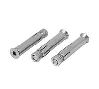Aexit M6 x 50mm 304 Stainless Steel Hex Socket Countersunk Head Sleeve Anchor 3PCS (4e391bece687a32ebdbe1c0760bc7dd4)
