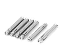 Aexit M6x60mm Flat Phillips Head Split Sleeve Expansion Anchor Bolts Fastener 6pcs (f637dcb6b9ce97b3ee7ca553a24f3cee)