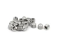 Aexit M6x6mm 316 Stainless Steel Hex Socket Cup Point Grub Set Screws 20pcs (a82c08556e0d81baa9fd3cce579276d7)
