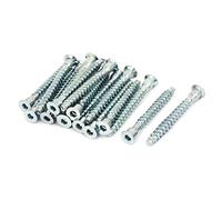 Aexit M7 x 60mm Furniture Connection Hex Socket Cap Confirmat Screw Silver Tone 20pcs (0d8b5988617c7ba4b127144c83196ef1)