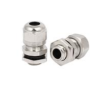 Aexit M8x1.25mm Hex Nut Relief Cord Grips Cable Glands Fixing Connectors Couplers 2pcs (d876a2996d4b4b4c97c7d366bea8faf2)