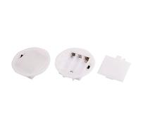 Aexit Plastic Round 3 x 1.5V AA Battery Clip Holder Box Case White 2 Pcs (2ea1458cffb5635caff3638c64897a25)