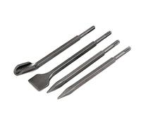 Aexit Round Special Direct System Plus Drill Hole 10" U-Shaped, Flat 9" Point Bit Concrete Chisel Set 4 in 1 (11b863c31e1397ad771b2777b80d6732)