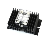 Aexit SSR-25LA 4-20mA to AC28-280V 25A Current Control 4 Screw Terminal One Phase Aluminum Heatsink SSR Solid State Relay Black (1b315ff96bf5fe95e452c152196f656a)
