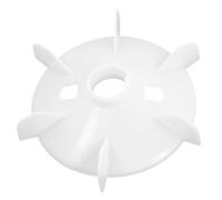 Aexit Y160-4.6.8 6-Vane 43mm Shaft Hole Dia 250mm Outer Diameter White Plastic Cooling Fan for 15KW Motor (d1ec26906910eea35148e404ab8449df)