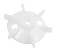 Aexit Y80-4.6 19mm Inner Dia 6 Vanes Impeller White Plastic Motor Fan Vanes Wheel for 0.75KW Motor (6ad89f89e4c513d30da336363d94b4f8)