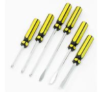 Aexit Yellow 6 in 1 Phillips Slotted Screwdriver Screw Turning Tool Set (4cc8c33d8e47eb2d0f7c6bdafb7ab52c)