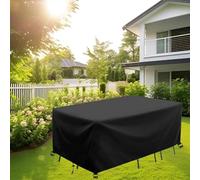AEXOIO 140x80x75cm Outdoor Furniture Cover,600D Heavy Duty Tear-resistant, Windproof, Anti-UV Winter Outdoor Covers Waterproof for Chair and Table Rattan Sofa