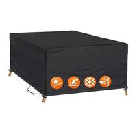 AEXOIO Outdoor Garden Furniture Covers 220x190x80cm/Length x Width x Heigh Patio Table and Chair Set Cover,UV and Tear Resistant for Patio Table, Chair, Rattan Sofa, Garden
