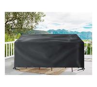 AEXOIO Outside Table Cover,Garden Furniture Covers Waterproof Square 380x330x120cm/Length X Width X Heigh Rectangular Cover for Outdoor Sofa Chair Table Rain Snow Dust Wind-Proof