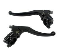 Aextroi Brake levers Black Alloy 7/8'' 22mm Left Handle Brake Lever Perch Assembly for 47cc 49cc Dirt Bike ATV for Quad for Mini for Moto(A Set)