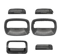 Aextroi Car Handle Car Outer Door Handle for Suzuki for jimny JB64 JB74 2019-2024 3 Cover Side Rear Tail Bowl Trim(Carbon Painting)