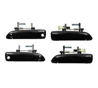 Aextroi Car Handle Side Loading for Civic 2001-2005 4Pcs/Lot Front Rear Exterior Outside Door Handles Set Black