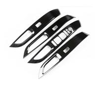 Aextroi Car Handles Accessories Car Window Glass Switch Decorative Panel Anti-Scratch Protection Styling for Hyundai for Tucson NX4 2021 2022(2)
