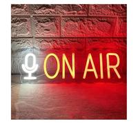 Aextroi neon Lights Sign On Air for neon Sign Live Streaming Recording Light Decor Studio Bedroom Game Room(Red)