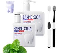 AEXZR Baking Soda Oral Health Toothpaste, AEXZR Intensive Whitening Toothpaste, Whitens Teeth, and Heals Gums Naturally for Oral Care and Fresh Breath (2)