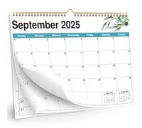 AEYAKA Calendar 2025 2026 Wall Calendar, 21 cm x 30 cm, A4 Planner 16 Months September 2025 - December 2026, Monthly Hanging with Holiday Overview, German