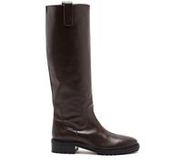Aeyde Henry Knee-high Leather Boots - Brown - 37 (IT37 / UK4)