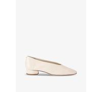 Aeyde Womens Cream Delia Pointed-toe Leather Heeled Courts Eur 39.5 / 6.5 Uk Women