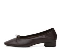 Aeyde Women's Onda Round Toe Ballet Flats Moka EU 40