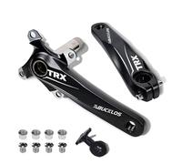 AEYINO 104 BCD MTB Crankset 30-38T - Hollow Integrated Mountain Bike Crank Set 170mm - 1x crankset Aluminum Alloy Bike Crankset with Narrow Wide Tooth Chainring Bottom Bracket Bolts for Mountain Bike