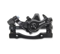 AEYINO Bike Disc Brake kit, MTB Mechanical Line Pulling Disc Brakes Caliper with Aluminum Alloy Levers /160mm Rotor,/is/PM Universal Adapter for Ebike/Folding Bike/Scooter/Fat Bike