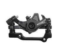 AEYINO Bike Disc Brake kit, MTB Mechanical Line Pulling Disc Brakes Caliper with Aluminum Alloy Levers /160mm Rotor,/is/PM Universal Adapter for Ebike/Folding Bike/Scooter/Fat Bike