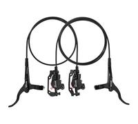 AEYINO MTB Hydraulic Disc Brake Set, Front 800mm Rear 1500mm Aluminum Alloy Brakes Kit, 2 Piston Calipers with IS/PM Universal Adapter / 160mm Rotor, for Mountain Bike, Folding Bike, Fat Bike