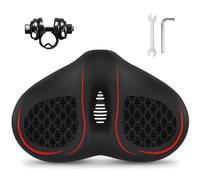 AEYINO Noseless Oversized Bike Seat for Men and Women,Comfortable Wide Bicycle Saddle Waterproof Soft Memory Foam Padded Replacement Cushion for MTB,Peloton,Mountain,City,Road,Exercise Bikes