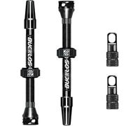 AEYINO Presta Valve Tubeless Stem 44 mm, Valve Stem Kit with Valve Core Removal Tool for Road Bike/Mountain Bike/MTB, Fit Most Bicycle Rims, Super Light Durable Aluminum Stem Colorful