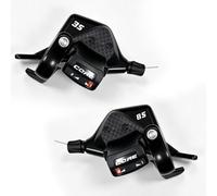 AEYINO Shifter Levers Combo Compatible with M2000 Core 3x8 Speed for MTB | Made of aluminum alloy and equipped with a gear display window, it can quickly switch gears and is compatible with most bike