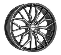 AEZ Wheels Alloy Wheel Porto Dark 9.0Jx20 ET28 5x112 Gunmetal/Polished for Ssangyong Korando