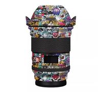 AF 16 1.8 Anti-Scratch Camera Lens Sticker Coat Wrap Protective Film Skin Cover for Viltrox AF 16mm F1.8 fit for Sony Mount (Graffiti White)