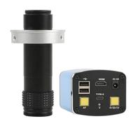 AF Autofocus Measuring Video HDMI Microscope Camera 1080P Zoom C Mount Lens For Industrial Teaching Inspection Powerful Features(With 1-130X Lens)