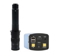 AF Autofocus Measuring Video HDMI Microscope Camera 1080P Zoom C Mount Lens For Industrial Teaching Inspection Powerful Features(With 300X Lens)