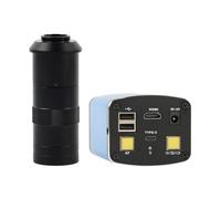 AF Autofocus Measuring Video HDMI Microscope Camera 1080P Zoom C Mount Lens For Industrial Teaching Inspection Powerful Features(With 100X Lens)