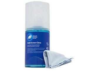 AF Multi-Screen Clene- Screen Cleaning Pump Spray with Micro Fibre Cloth - 200ml for Mobile Phones, TV's, Laptops, Monitors, LED, LCD, Plasma & Tablets - MCA_200MIF