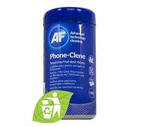 AF Phone & Headset Cleaning Wipes - Contains Alcohol - for Hotdesk, Desk, Call Centre, Games Consoles, Desk Telephone, Reception etc.
